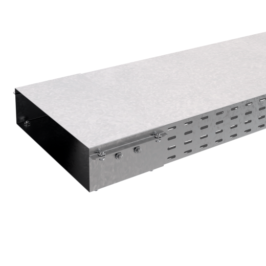 Короб прямой перфорированный с соединителем КПП.400.150.2000.1,5.2